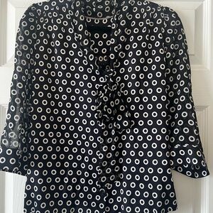 VINTAGE Alice & Olivia Polka Dot Blouse XS